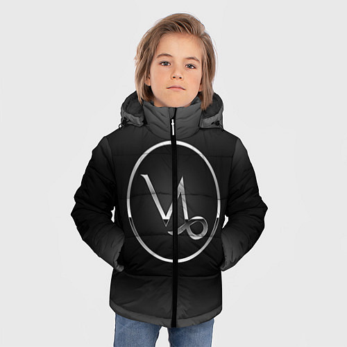 Зимняя куртка для мальчика Capricorn Козерог / 3D-Черный – фото 3