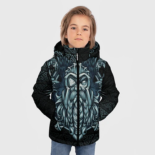Зимняя куртка для мальчика Odinn / 3D-Черный – фото 3