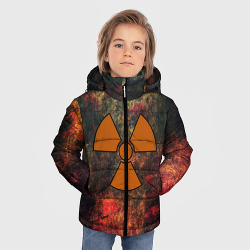 Зимняя куртка для мальчика СТАЛКЕР / 3D-Черный – фото 3
