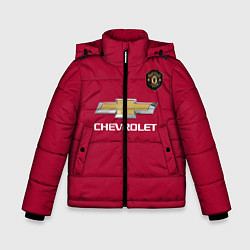 Куртка зимняя для мальчика Lingard Manchester United, цвет: 3D-черный