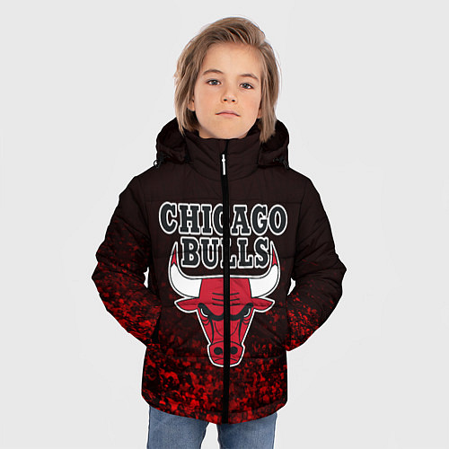 Зимняя куртка для мальчика CHICAGO BULLS / 3D-Черный – фото 3