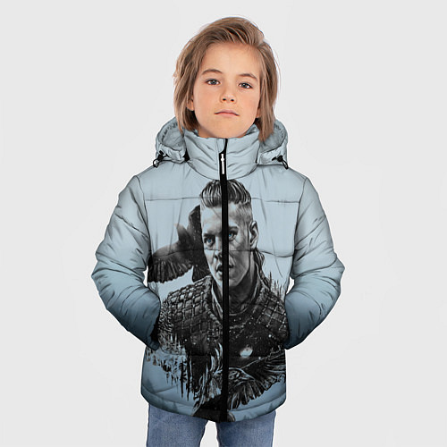 Зимняя куртка для мальчика Vikings / 3D-Черный – фото 3