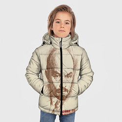 Куртка зимняя для мальчика Ленин, цвет: 3D-красный — фото 2