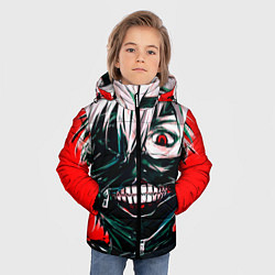 Куртка зимняя для мальчика Токийский Гуль, цвет: 3D-черный — фото 2