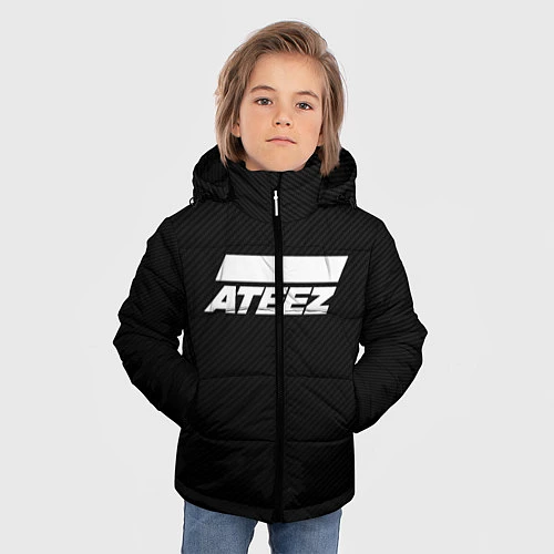 Зимняя куртка для мальчика ATEEZ / 3D-Черный – фото 3