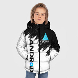 Куртка зимняя для мальчика DETROIT BECOME HUMAN, цвет: 3D-черный — фото 2