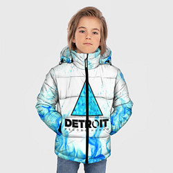 Куртка зимняя для мальчика DETROIT BECOME HUMAN, цвет: 3D-черный — фото 2