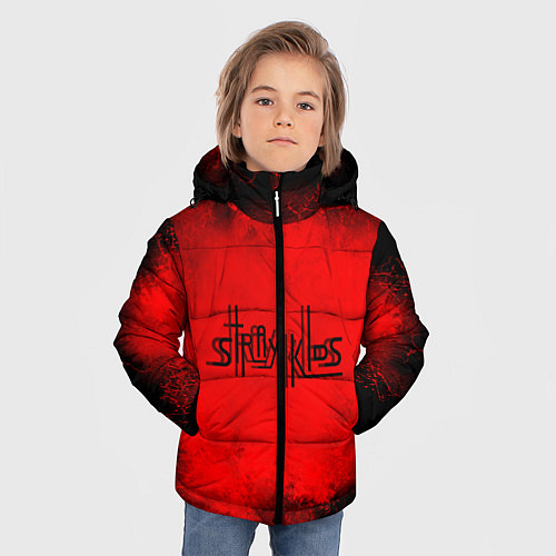 Зимняя куртка для мальчика STRAY KIDS / 3D-Черный – фото 3