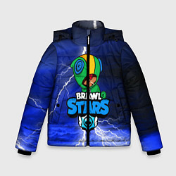 Куртка зимняя для мальчика BRAWL STARS LEON STORM, цвет: 3D-черный