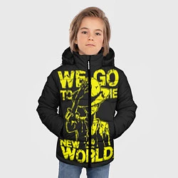 Куртка зимняя для мальчика One Piece We Go World, цвет: 3D-черный — фото 2