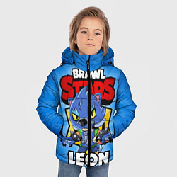 Куртка зимняя для мальчика BRAWL STARS WEREWOLF LEON, цвет: 3D-черный — фото 2