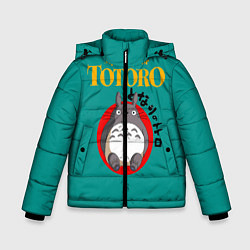 Куртка зимняя для мальчика Totoro, цвет: 3D-светло-серый