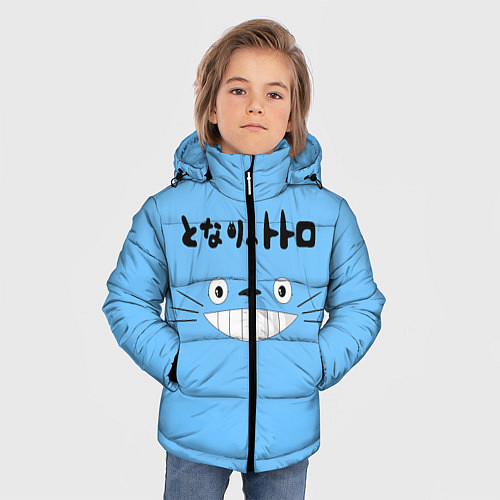 Зимняя куртка для мальчика Totoro / 3D-Черный – фото 3