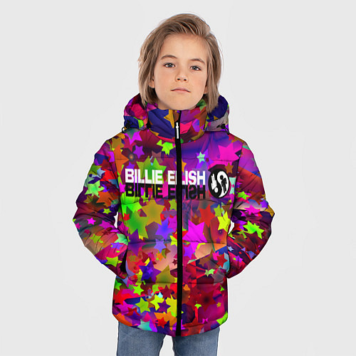 Зимняя куртка для мальчика Billie eilish / 3D-Черный – фото 3