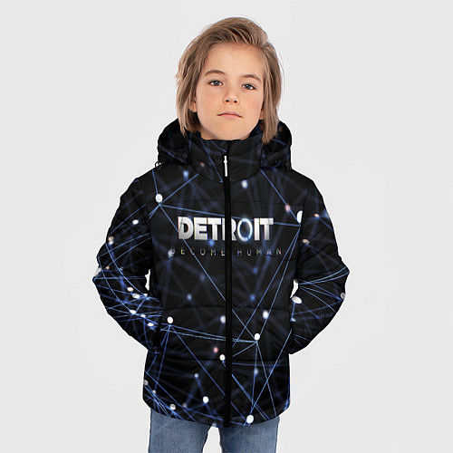 Зимняя куртка для мальчика Detroit:Become Human Exclusive / 3D-Черный – фото 3