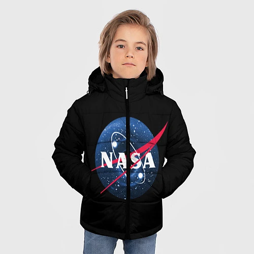 Зимняя куртка для мальчика NASA Black Hole / 3D-Черный – фото 3