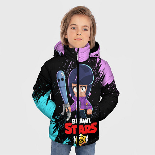 Зимняя куртка для мальчика BRAWL STARS BIBI / 3D-Черный – фото 3