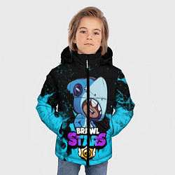 Куртка зимняя для мальчика Brawl Stars LEON SHARK, цвет: 3D-красный — фото 2