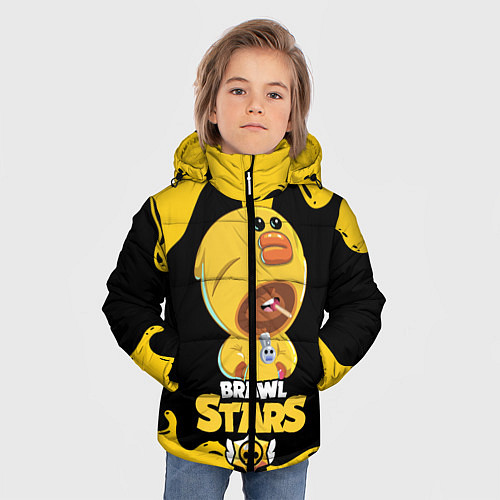 Зимняя куртка для мальчика BRAWL STARS SALLY LEON / 3D-Черный – фото 3