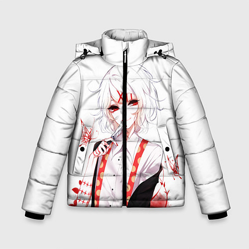 Зимняя куртка для мальчика Сузуя Джузо / 3D-Светло-серый – фото 1