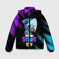 Куртка зимняя для мальчика Brawl Stars LEON SHARK, цвет: 3D-черный