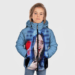 Куртка зимняя для мальчика BILLIE EILISH, цвет: 3D-черный — фото 2