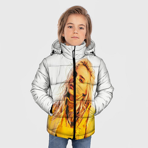 Зимняя куртка для мальчика BILLIE EILISH / 3D-Черный – фото 3
