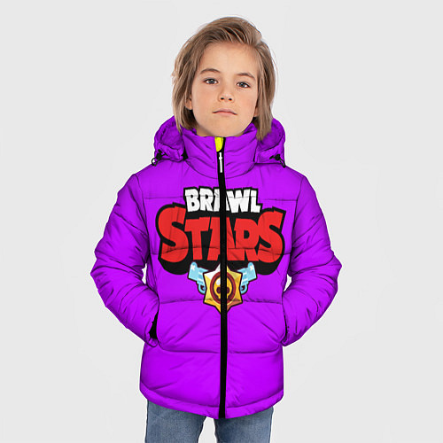 Зимняя куртка для мальчика Brawl Stars Roblox / 3D-Черный – фото 3