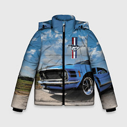 Куртка зимняя для мальчика Mustang, цвет: 3D-черный