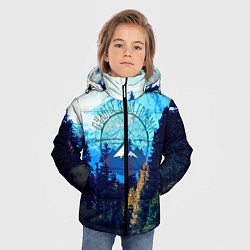 Куртка зимняя для мальчика Лес, цвет: 3D-черный — фото 2