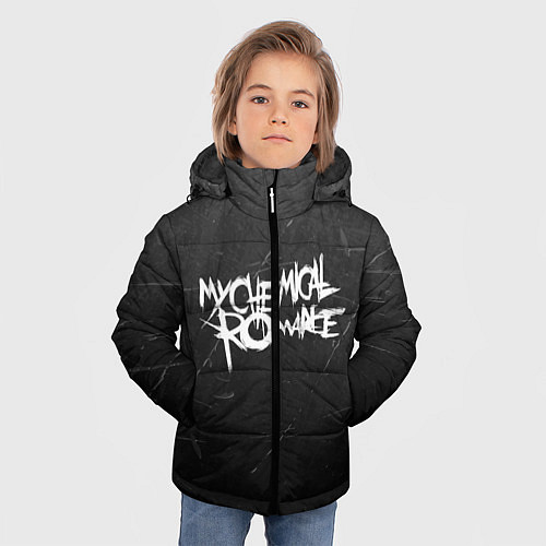 Зимняя куртка для мальчика My Chemical Romance / 3D-Черный – фото 3