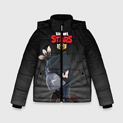 Куртка зимняя для мальчика Brawl Stars Crow, цвет: 3D-черный