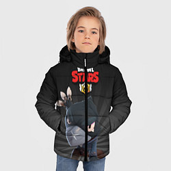 Куртка зимняя для мальчика Brawl Stars Crow, цвет: 3D-черный — фото 2