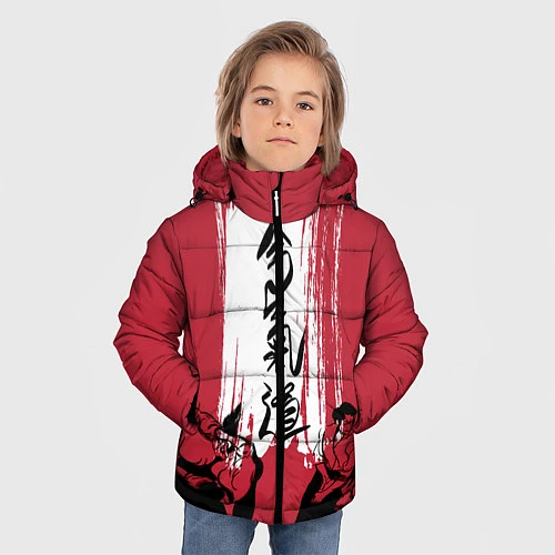 Зимняя куртка для мальчика Айкидо / 3D-Черный – фото 3