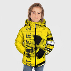 Куртка зимняя для мальчика STALKER, цвет: 3D-черный — фото 2