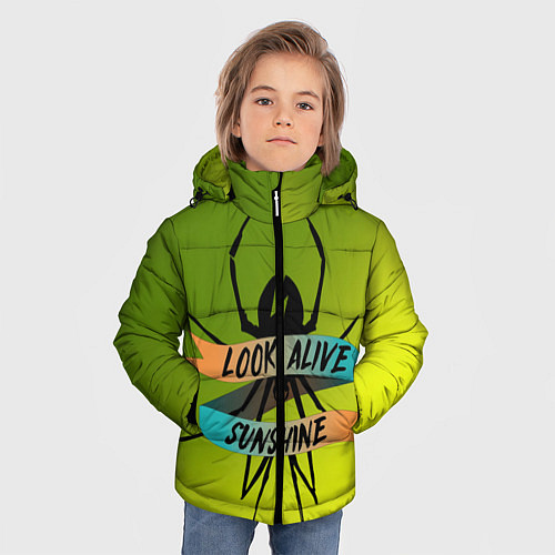 Зимняя куртка для мальчика Look alive sunshine / 3D-Черный – фото 3