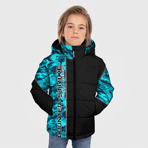 Зимняя куртка для мальчика Counter Strike / 3D-Черный – фото 3