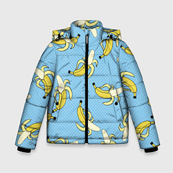 Куртка зимняя для мальчика Banana art, цвет: 3D-черный