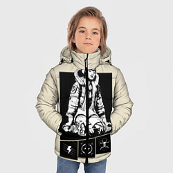 Куртка зимняя для мальчика Apex Legends Wattson, цвет: 3D-черный — фото 2