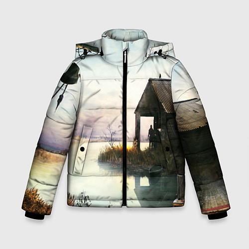Зимняя куртка для мальчика STALKER / 3D-Светло-серый – фото 1