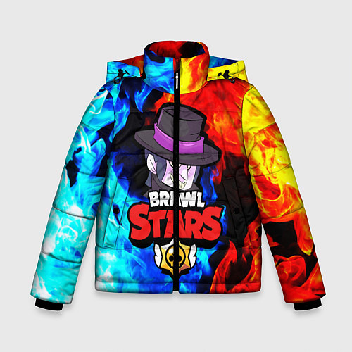Зимняя куртка для мальчика BRAWL STARS MORTIS / 3D-Светло-серый – фото 1
