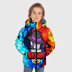 Куртка зимняя для мальчика BRAWL STARS MORTIS, цвет: 3D-светло-серый — фото 2