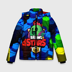 Куртка зимняя для мальчика BRAWL STARS SPIKE, цвет: 3D-черный