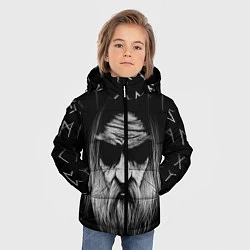Куртка зимняя для мальчика Велес, цвет: 3D-черный — фото 2