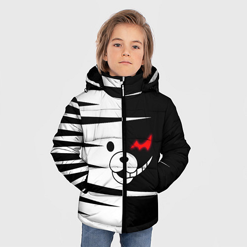 Зимняя куртка для мальчика Monokuma / 3D-Черный – фото 3