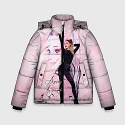 Куртка зимняя для мальчика Ariana Grande, цвет: 3D-светло-серый