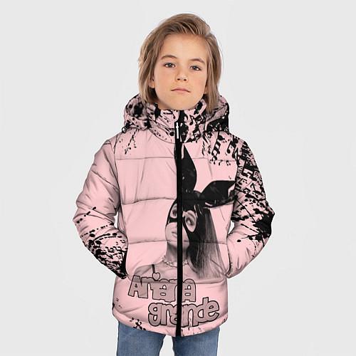 Зимняя куртка для мальчика ARIANA GRANDE / 3D-Черный – фото 3