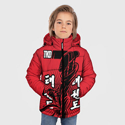 Куртка зимняя для мальчика TKD, цвет: 3D-светло-серый — фото 2