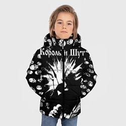 Куртка зимняя для мальчика Король и Шут Анархия, цвет: 3D-светло-серый — фото 2