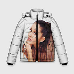 Куртка зимняя для мальчика Ariana Grande Ариана Гранде, цвет: 3D-светло-серый